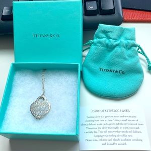 Tiffany necklace sterling silver authentic